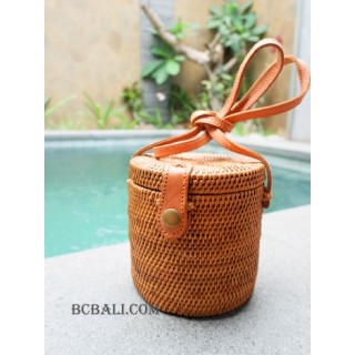 coins purses ata rattan bags small